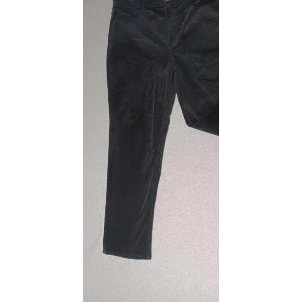 J.Crew Factory Womens Corduroy Pants Size 32 Black Bootcut Stretch Slacks - Picture 8 of 12
